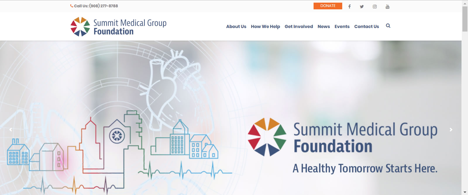 Hospital foundation website copy