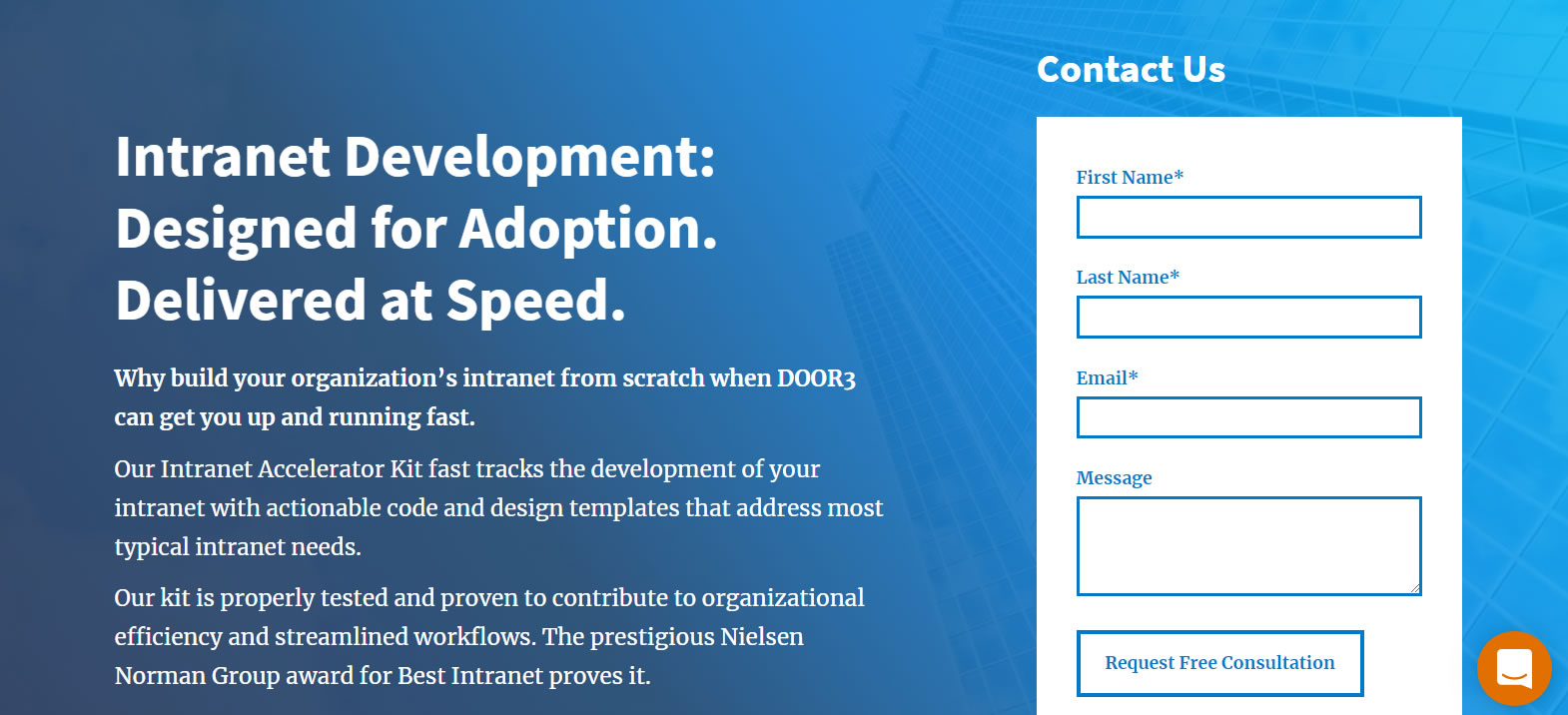 DOOR 3 landing page